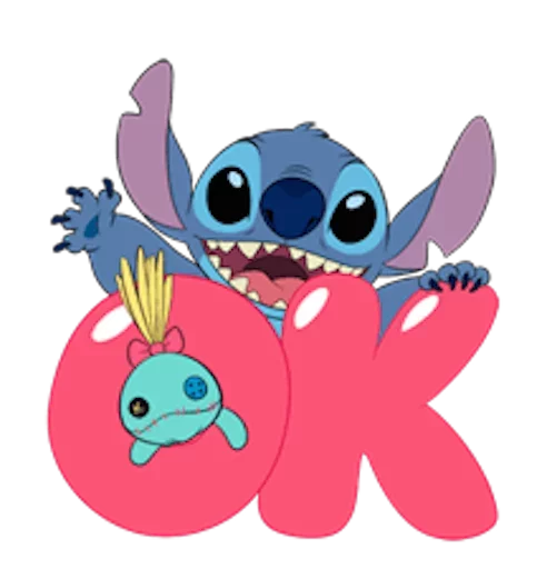 Stitch by Disney sticker 😅