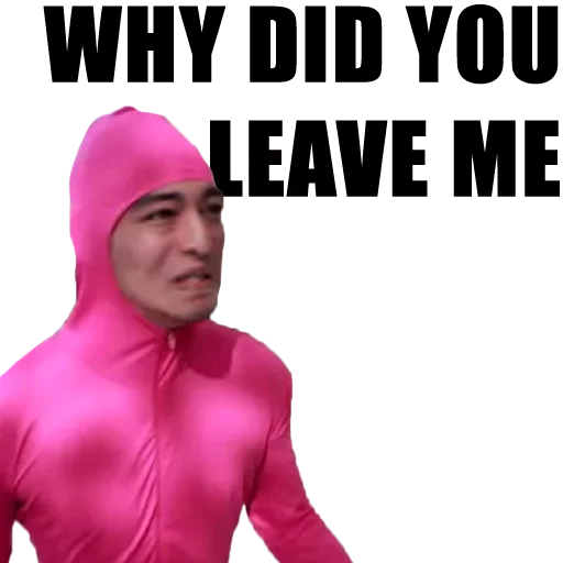 Эмодзи Strange Pink Guy 😗