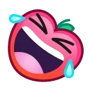 Емодзі Strawberry Emoji 🤣