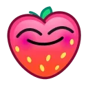 Strawberry Emoji emoji 😊