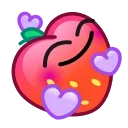 Эмодзи Strawberry Emoji 🥰