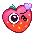 Эмодзи Strawberry Emoji 😘