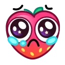 Strawberry Emoji emoji 🥺