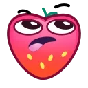 Эмодзи Strawberry Emoji 🙄