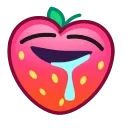 Емодзі Strawberry Emoji 🤤