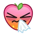 Эмодзи Strawberry Emoji 🤧