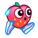 Strawberry Emoji emoji 🏃