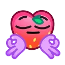 Эмодзи Strawberry Emoji 🧘