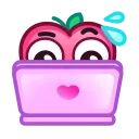 Эмодзи Strawberry Emoji 👨‍💻