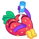 Strawberry Time emoji 😚