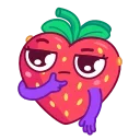 Strawberry Time emoji 😞
