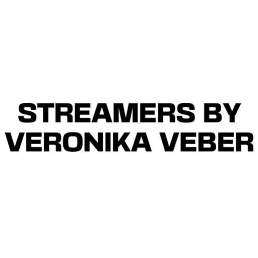 Telegram Sticker «STREAMERS BY VERONIKA VEBER» 🖤