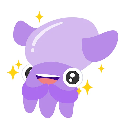 Stubby the Squid emoji ✨