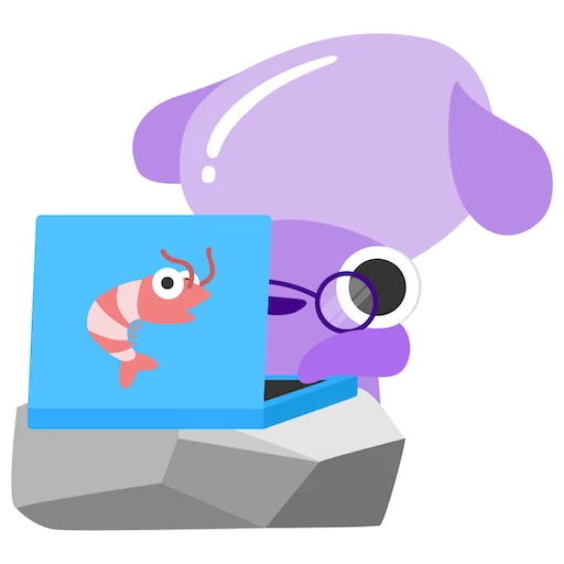 Stubby the Squid emoji 🤓
