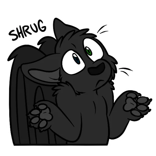 Telegram stiker «Stuffie» 🤷‍♀️
