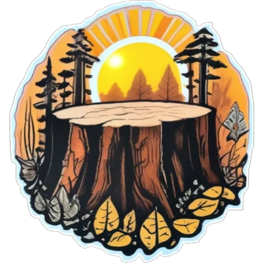 Telegram Sticker «Stump» ☀️