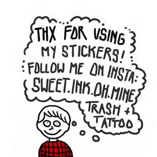 Telegram Sticker «StupidBoyLovesU» 👍