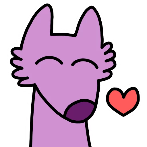 Stupid pink dog emoji ❤️