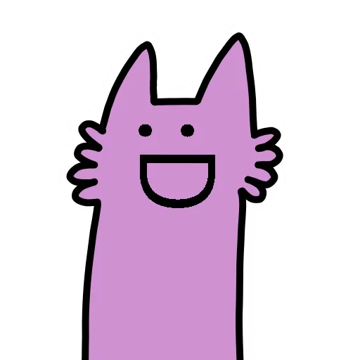 Стікер Telegram «Stupid pink dog» 😀