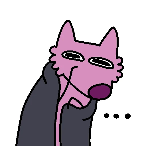 Telegram Sticker «Stupid Pink Dog 2» 🥱
