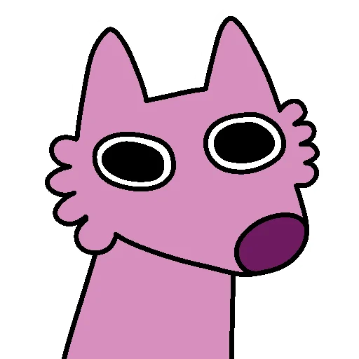 Telegram Sticker «Stupid Pink Dog 2» 👀