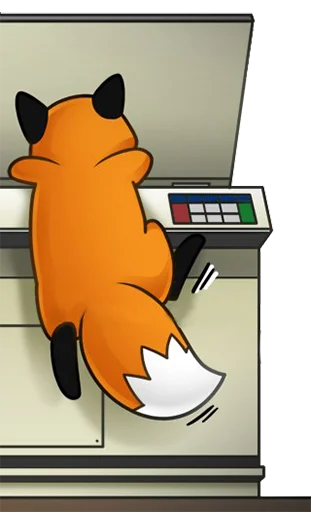 Telegram Sticker «Stupid Fox» ?‍?