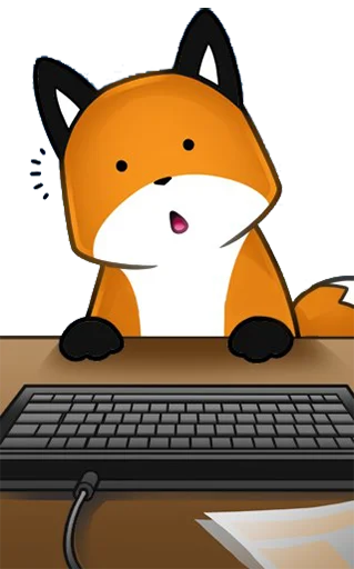 Telegram Sticker «Stupid Fox» ?