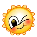 Telegram emoji ☀️ Summer Season