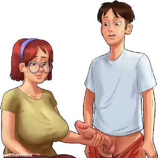 Summertime saga Telegram video stickers