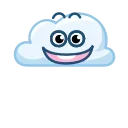 Sun and Cloud emoji 🤑