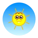 Sun and Cloud emoji 😈