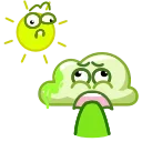 Солнышко и Облачко emoji 🤮