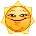 Емодзі телеграм Sun Emoji
