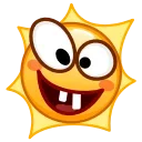 Стикер Sun Emoji  🤪