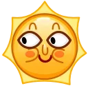 Стикер Sun Emoji  ☺️