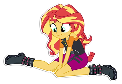 Стікер Telegram «Sunset Shimmer [EG]» 😣