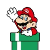 Super Mario Emoji emoji 👋