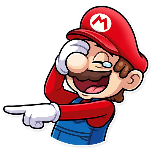 Стикер It's-a Me, Mario! 😂
