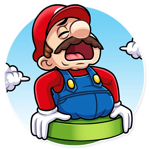 It's-a Me, Mario! stiker 😩
