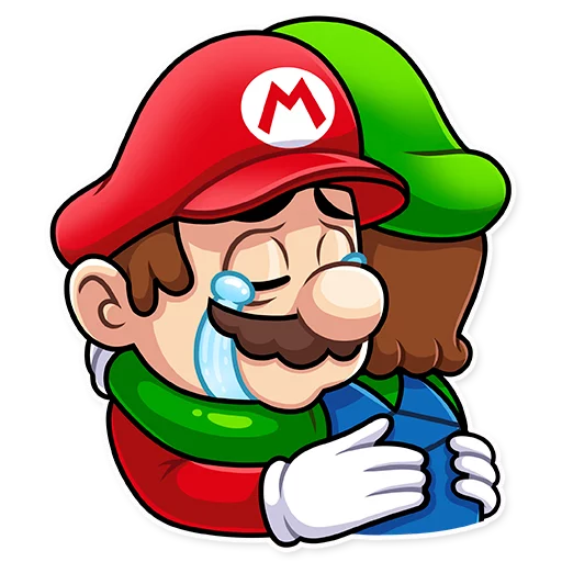Стикер It's-a Me, Mario! 😭