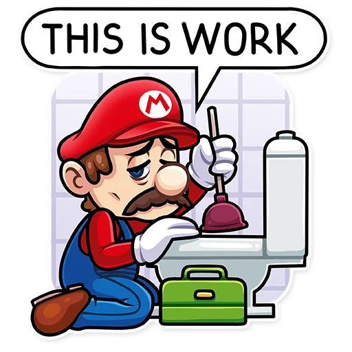 It's-a Me, Mario! stiker 😞