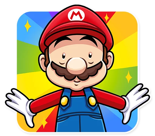 Стикер Telegram «It's-a Me, Mario!» 🥴