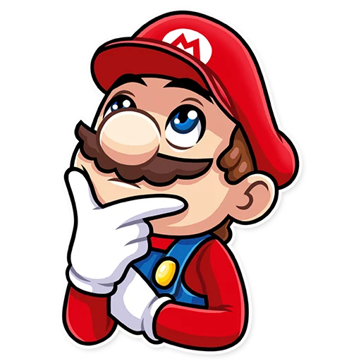 Стікер It's-a Me, Mario! 🤔