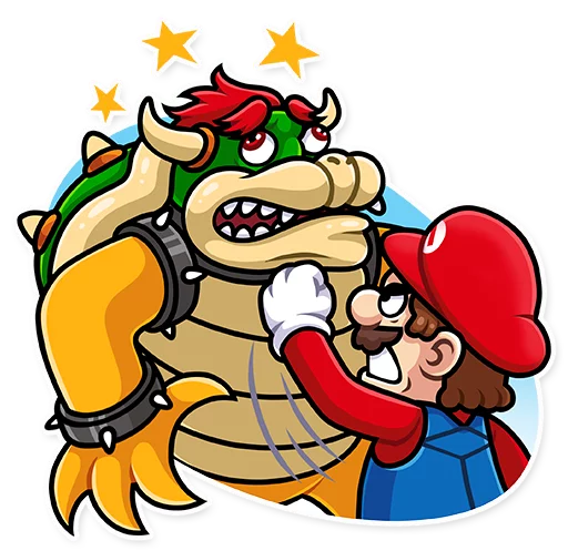 Стикер It's-a Me, Mario! 😠