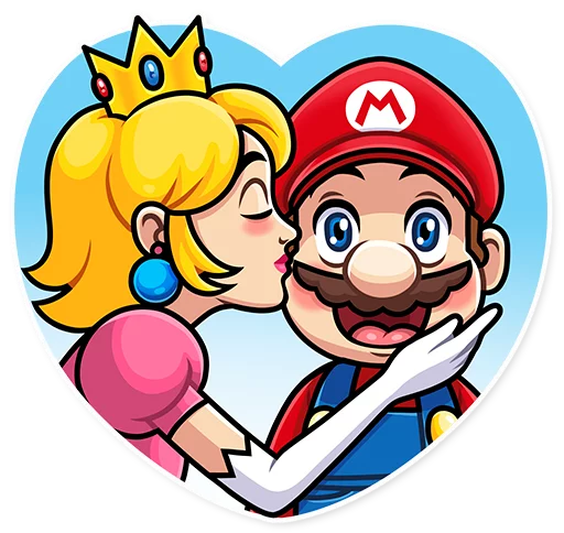 Telegram stiker «It's-a Me, Mario!» 🥰