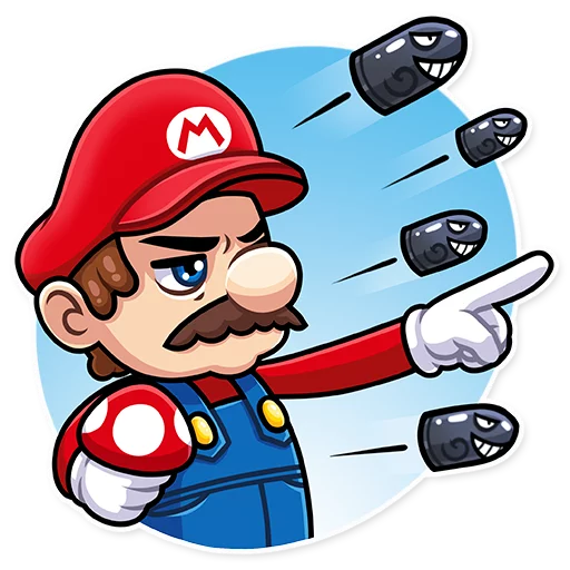It's-a Me, Mario! stiker 👉