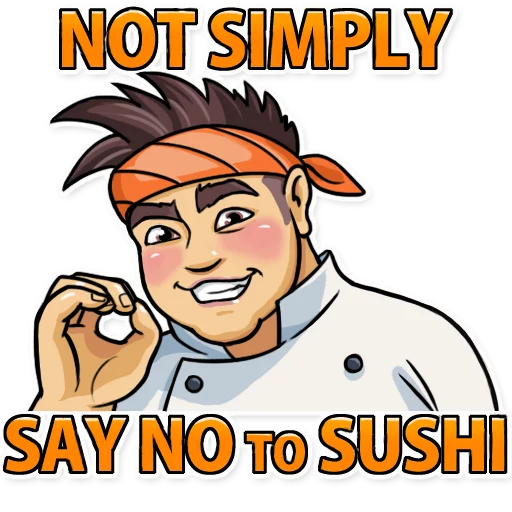 Емодзі Sushi Chef 