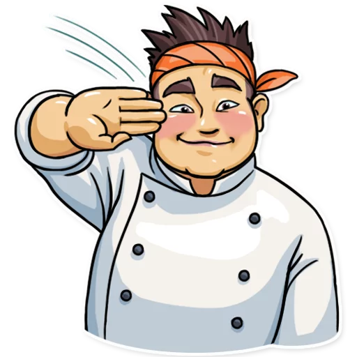 Стикер Telegram «Sushi Chef» 