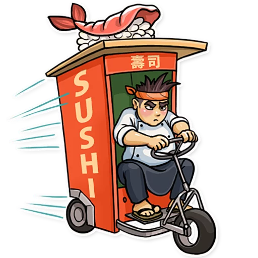 Telegram Sticker «Sushi Chef» 