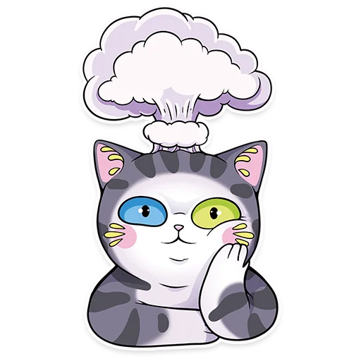Sweet Cat emoji 🤯